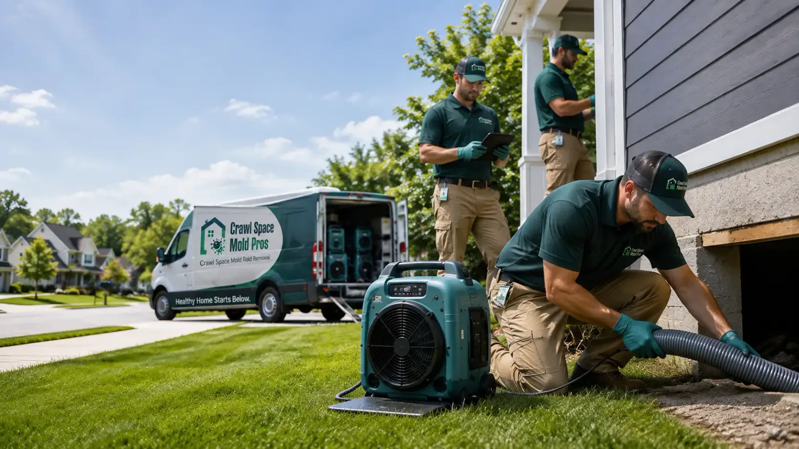Crawl Space Mold Removal in Gary, SD